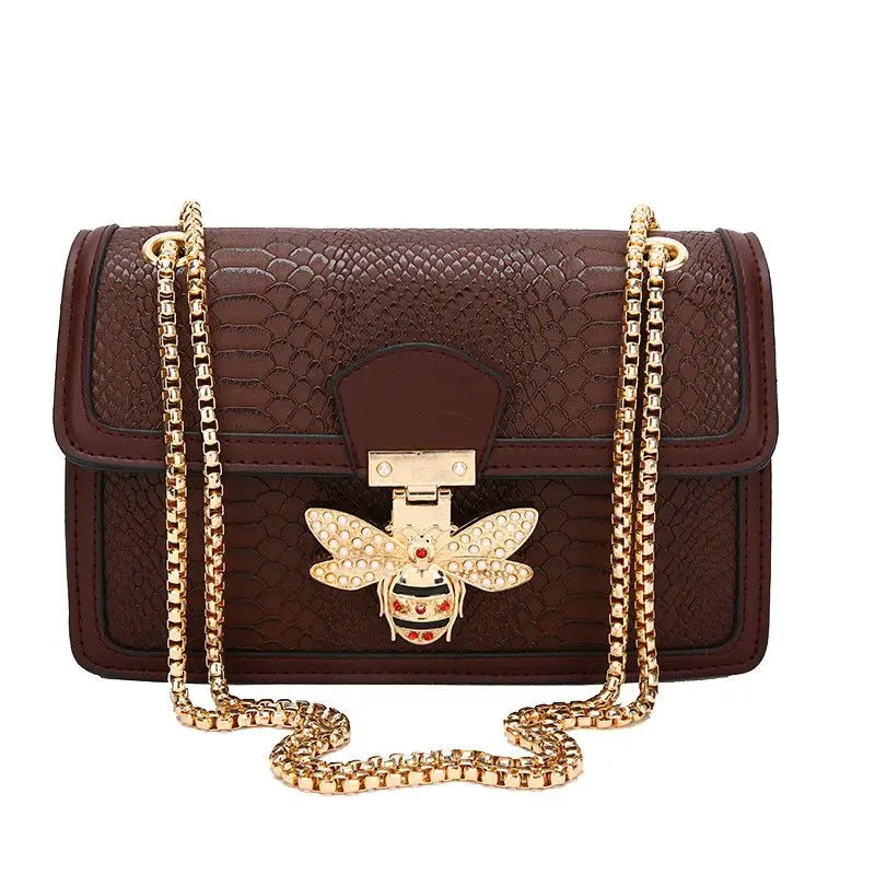 sac cuir alligator