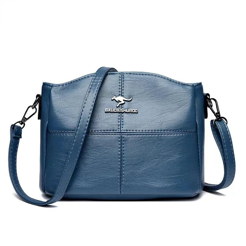 sac cuir femme bleu 