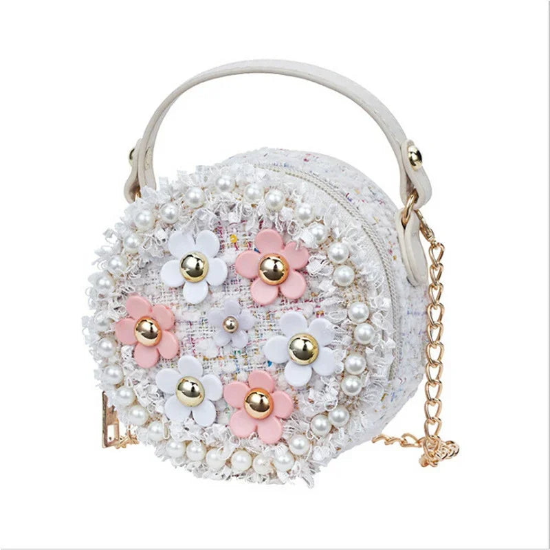 Sac Pour Petite Fille Floral à Bandoulière