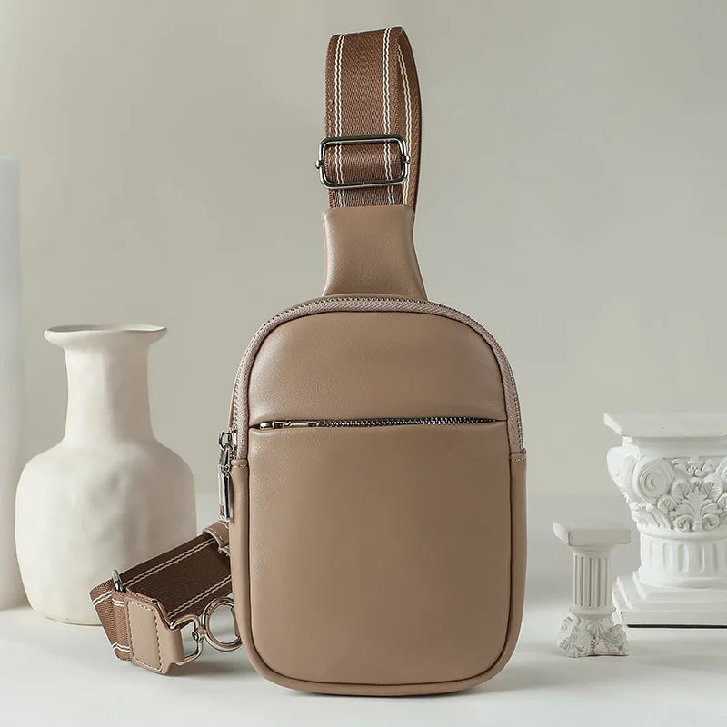 petit sac de poitrine cuir 
