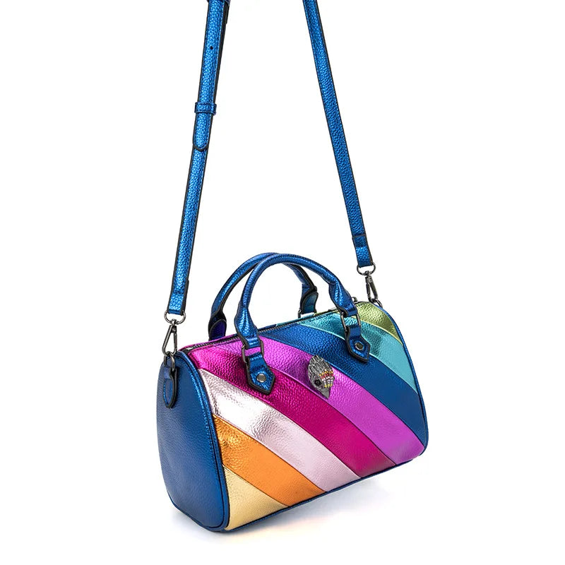 Sac à Main Multicolore et Original à Rayures