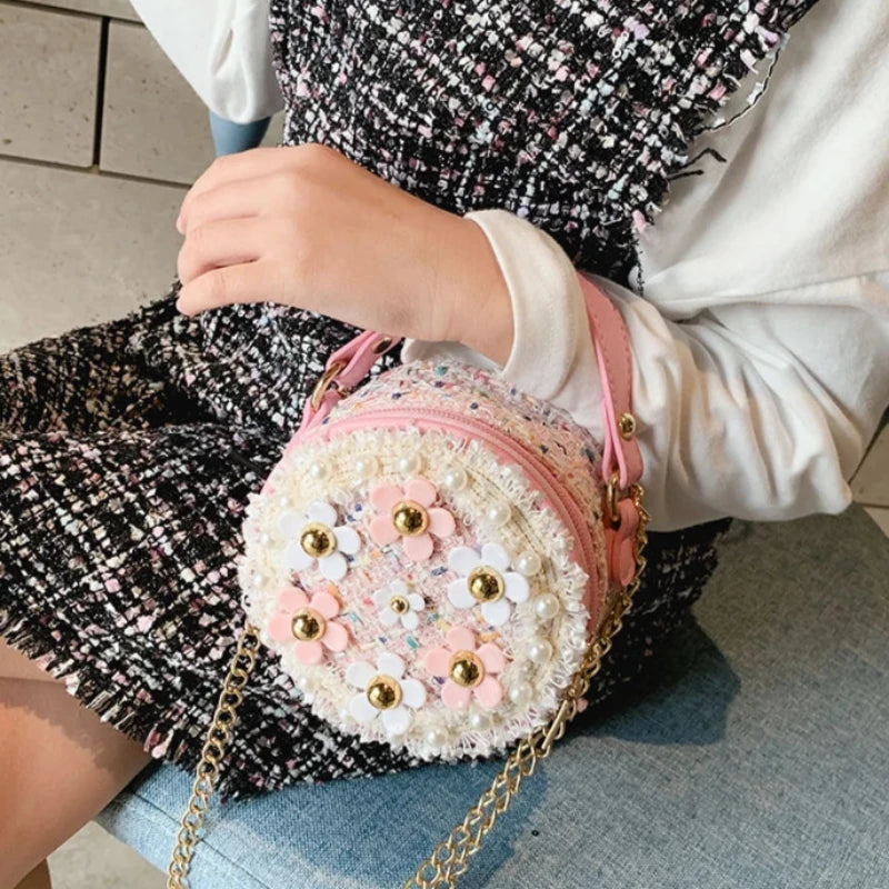 Sac Pour Petite Fille Floral à Bandoulière