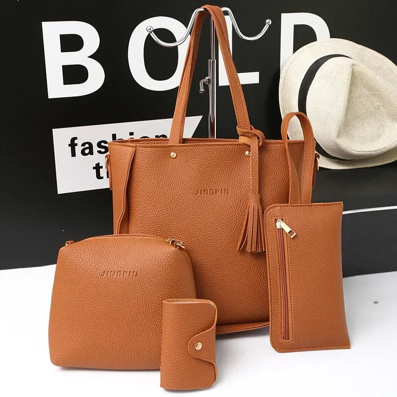 Lot de 4 Sacs à Main Décontractés