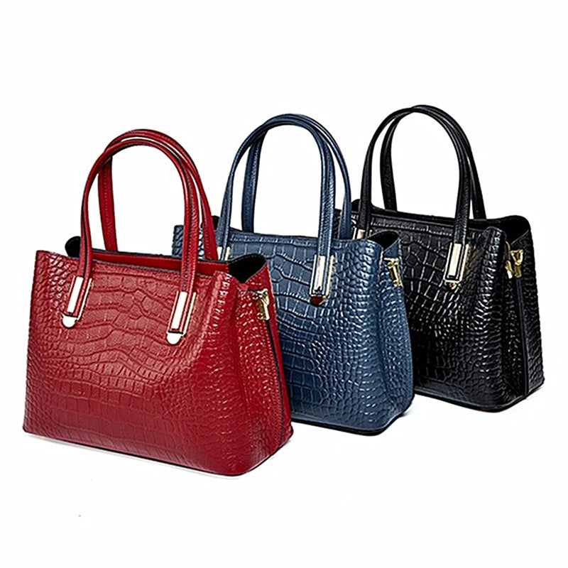 Sac Bandoulière Glamour Effet Croco