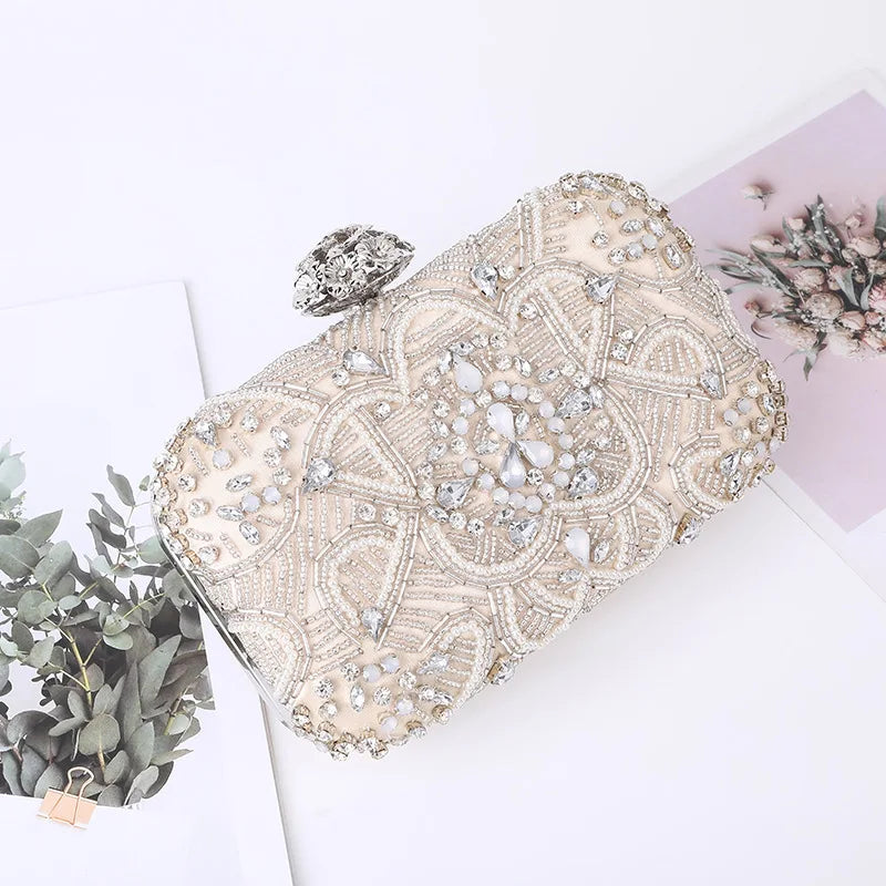 sac soirée chic perles