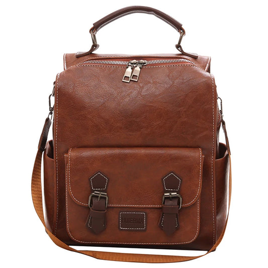 Sac Cartable Femme de Style Vintage sur fond blanc