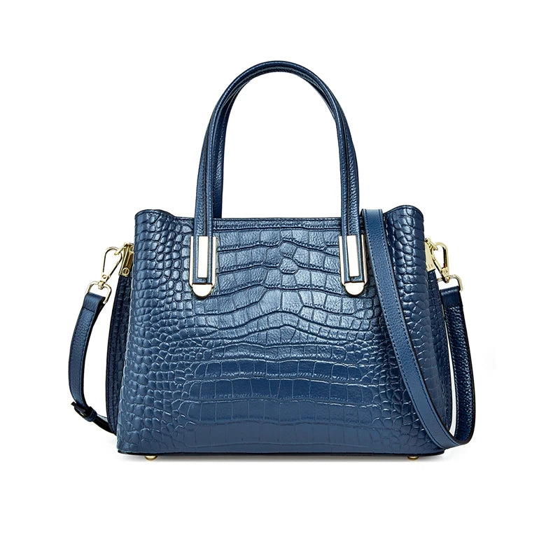 Sac Bandoulière Glamour Effet Croco
