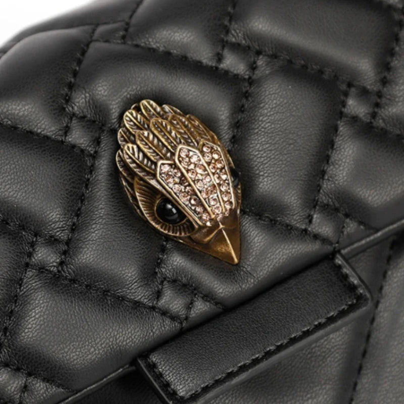 Sac Matelassé Noir avec Chaine