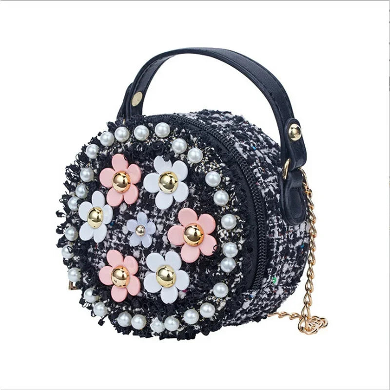 Sac Pour Petite Fille Floral à Bandoulière
