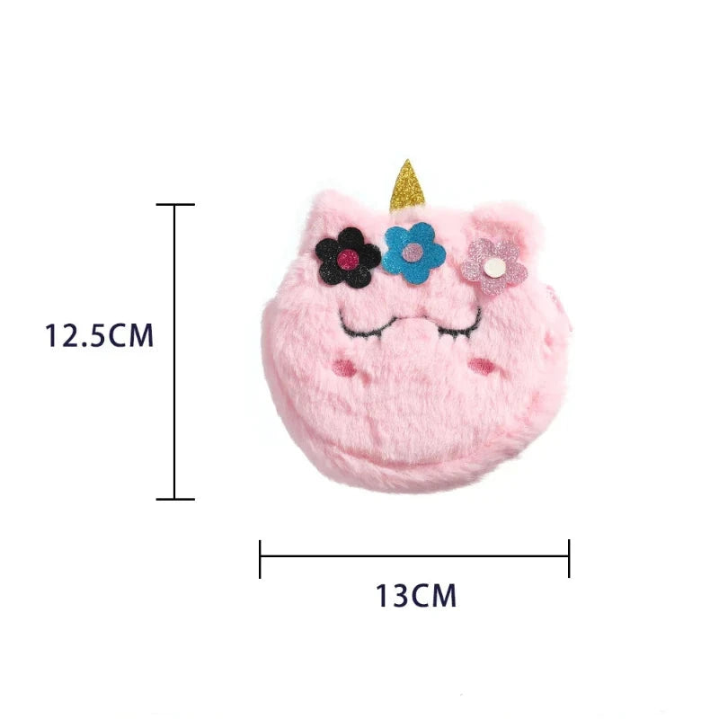 Sac Pour Petite Fille Peluche Douce sur fond blanc