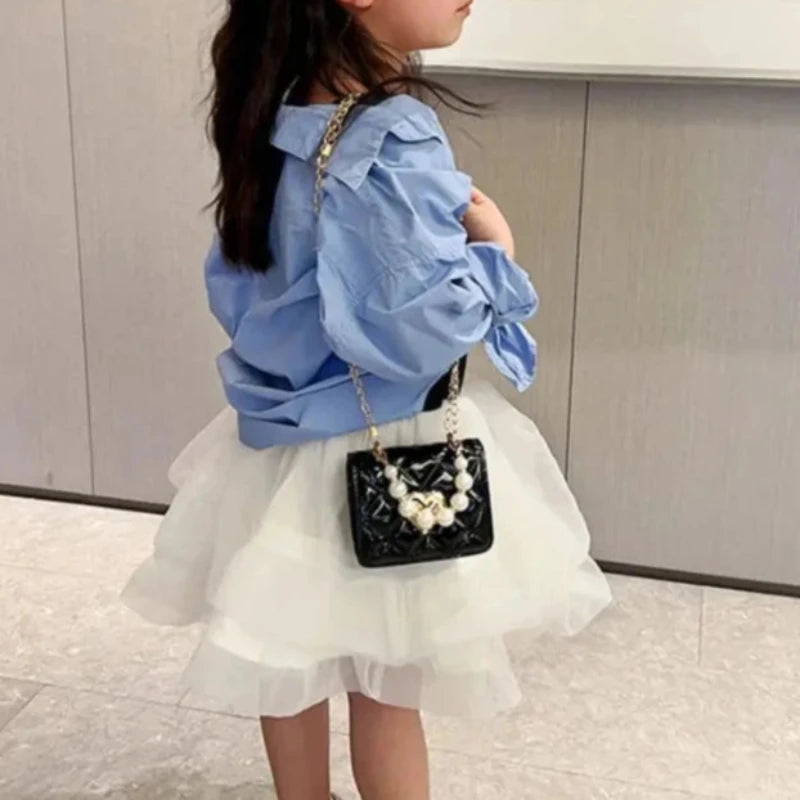 Sac Pour Petite Fille Brillant à Perles
