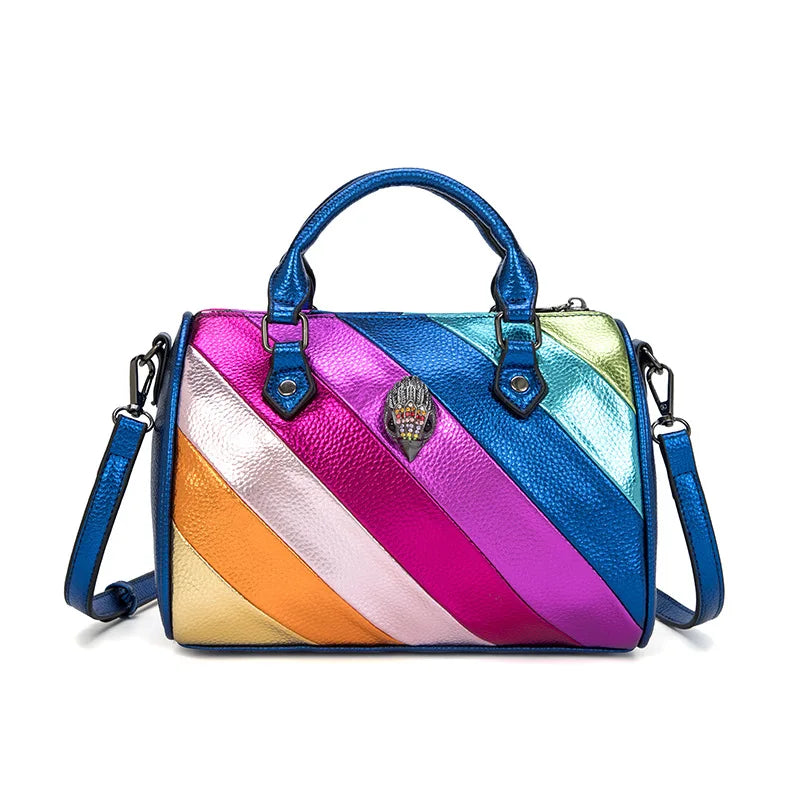 Sac à Main Multicolore et Original à Rayures
