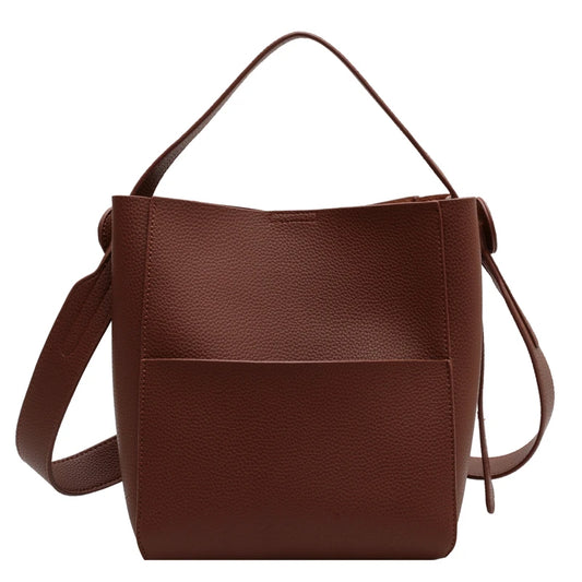 Sac Seau Marron Femme - Marron Foncé