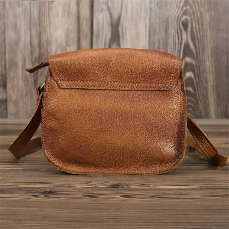 Sac Besace Cuir Vintage