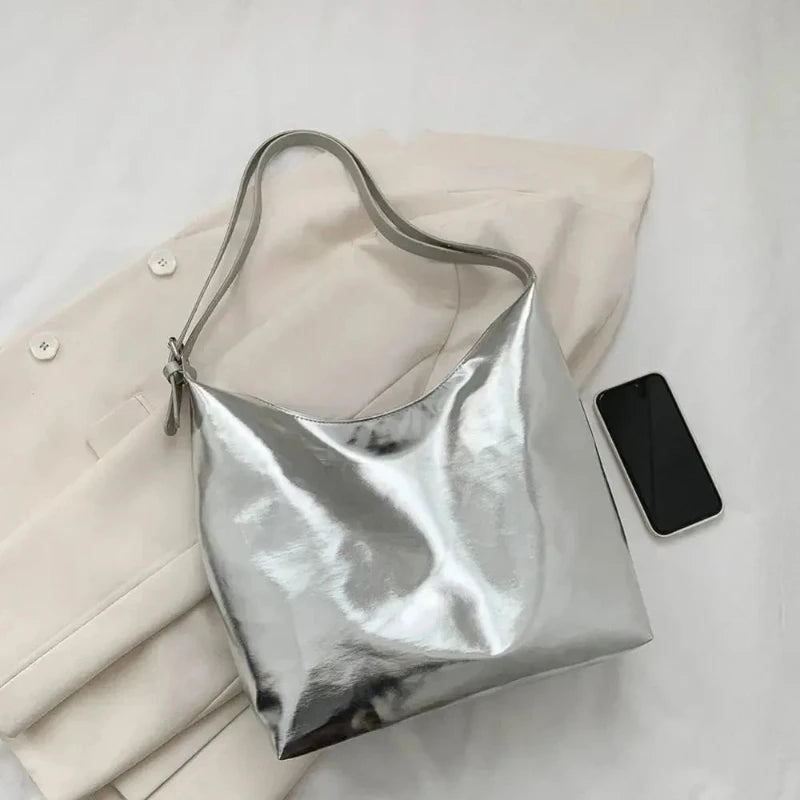 Sac de Luxe Argenté et Brillant