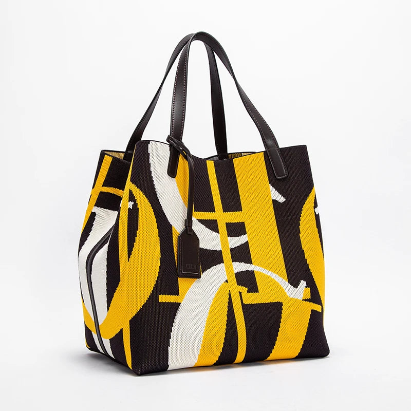 Grand Sac à Main Design Rétro