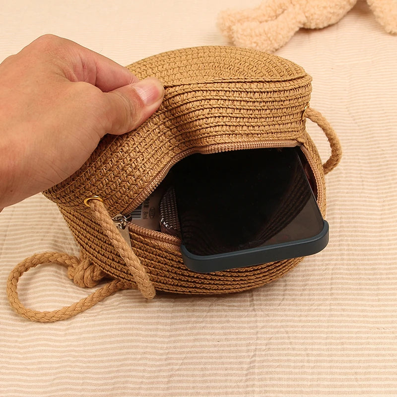 petit sac de paille femme
