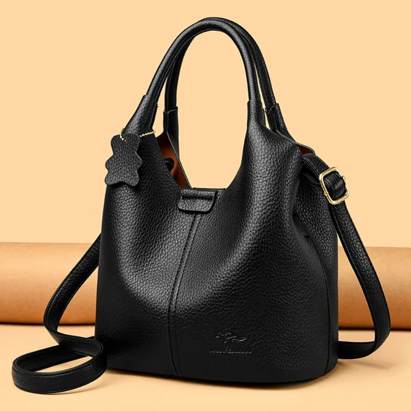 Sac à Main Noir Luxe avec Bandoulière