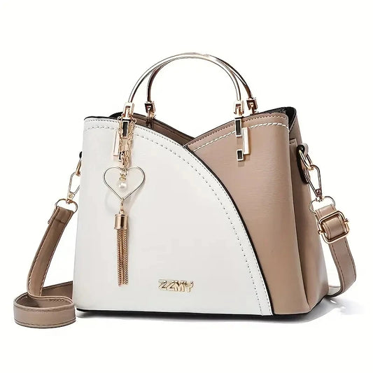 Sac à Main Mode Femme - Blanc et Beige