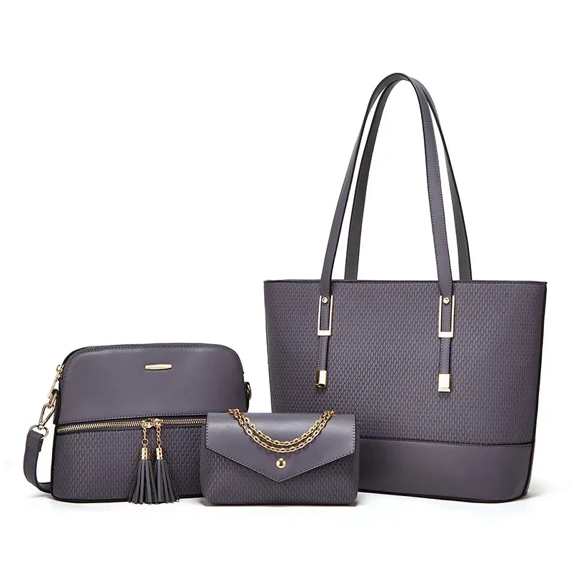 Sac à Main 3 Pièces - Violet