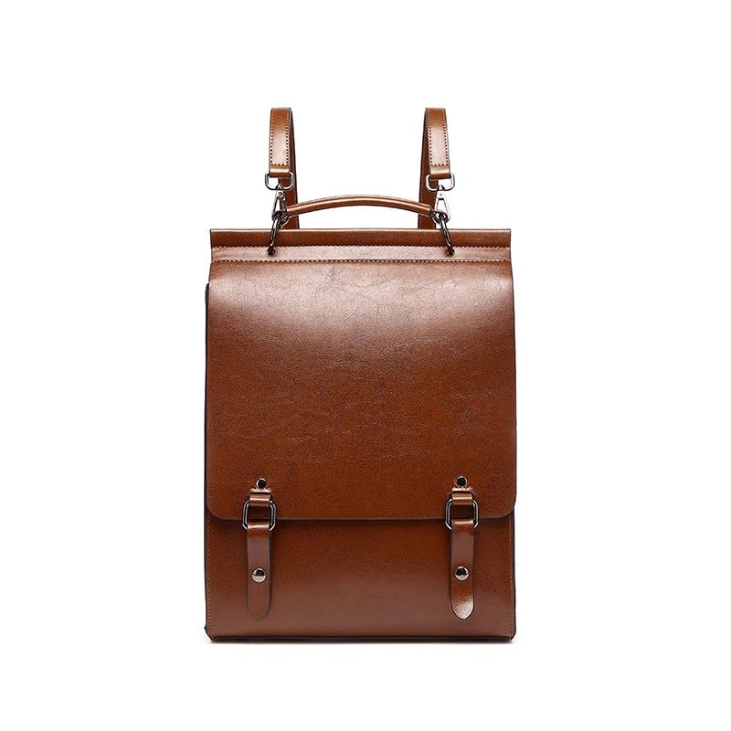 Sac à Dos Cartable Design Vintage pour Femme