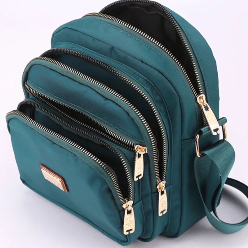 sac bandoulière multi compartiments tissu