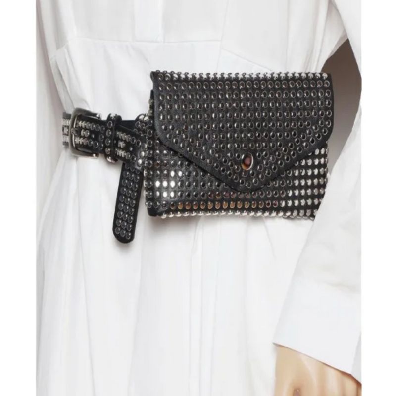 Sac Ceinture Femme Noir