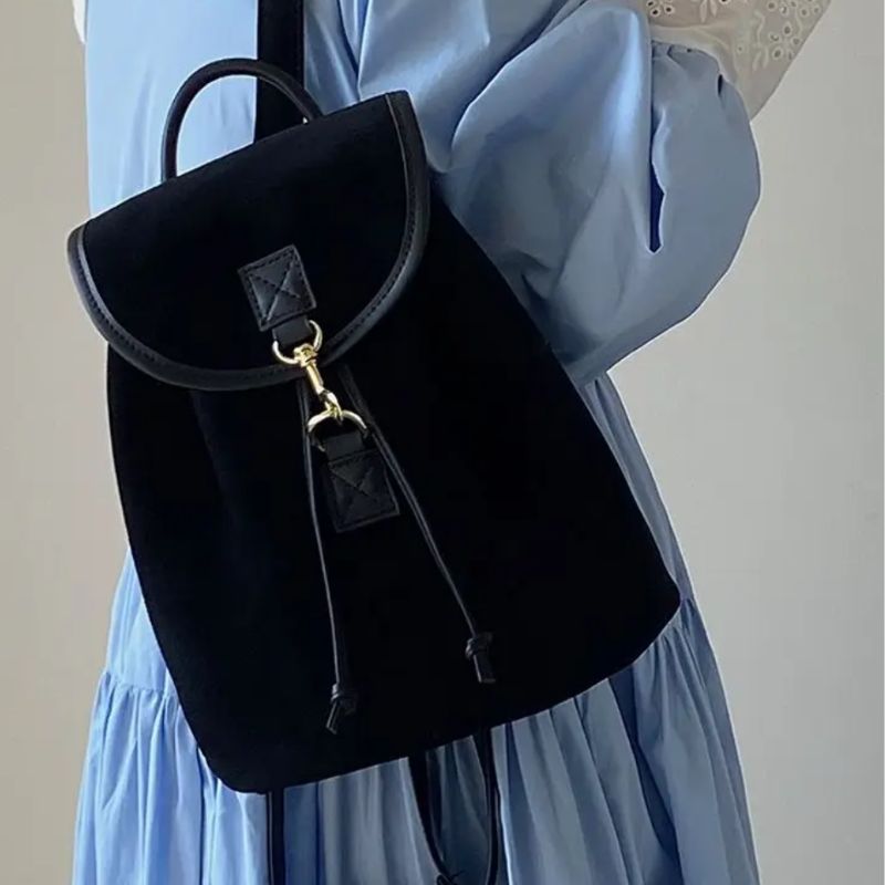 Sac à Dos Chic et Élégant Effet Daim