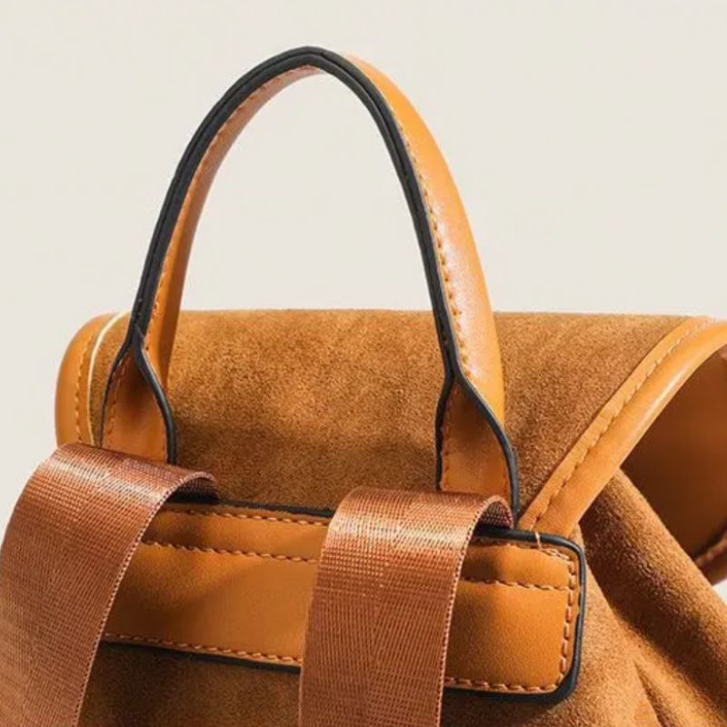 Sac à Dos Chic et Élégant Effet Daim