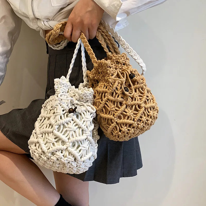 sac bandoulière macramé