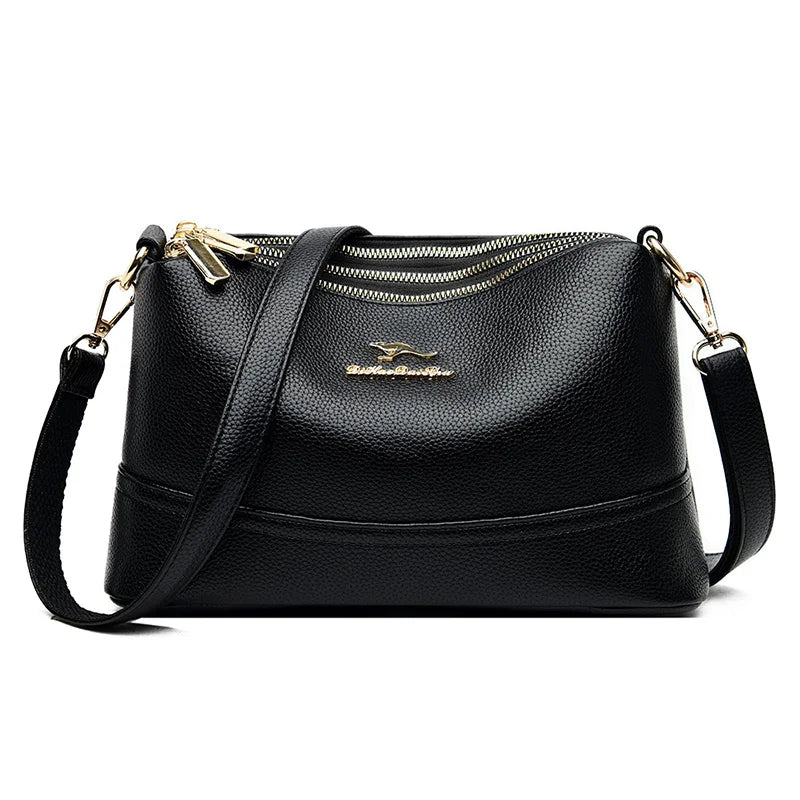 sac cuir femme noir