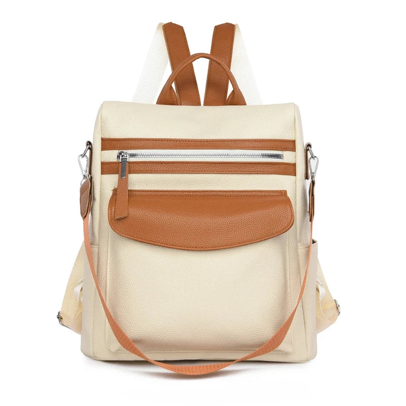 Sac à Main et à Dos Femme Chic et Pratique sur fond blanc