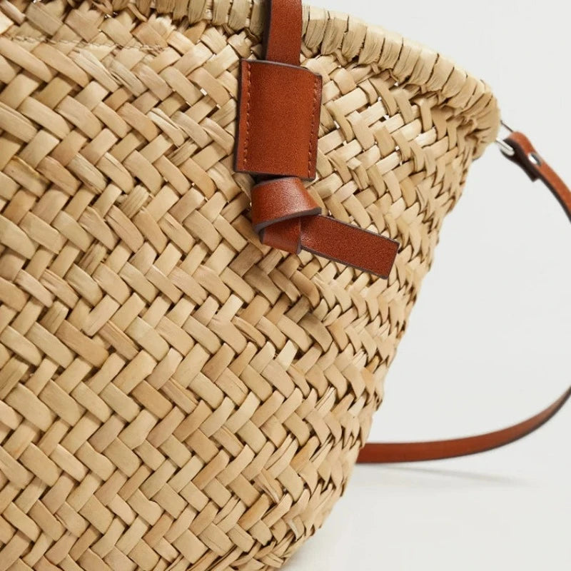 panier en paille femme