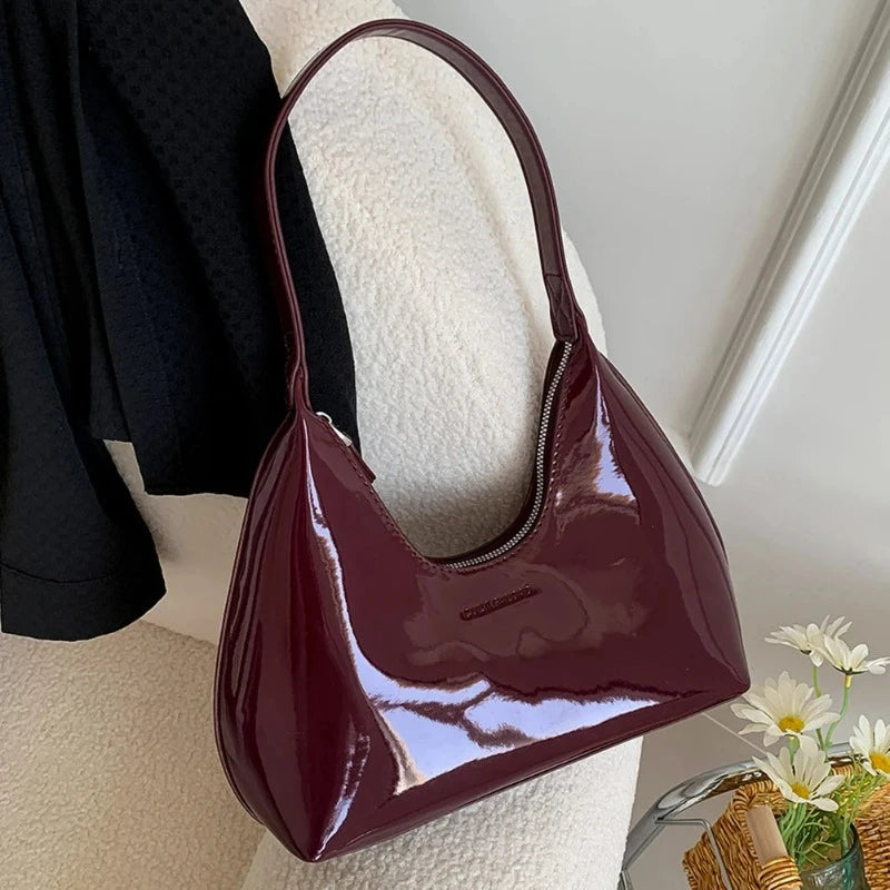 sac cuir vernis 