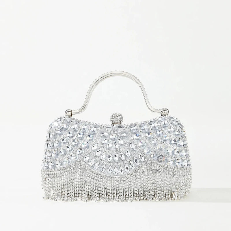 Sac à Main Mariage Brillant et Chic sur fond blanc