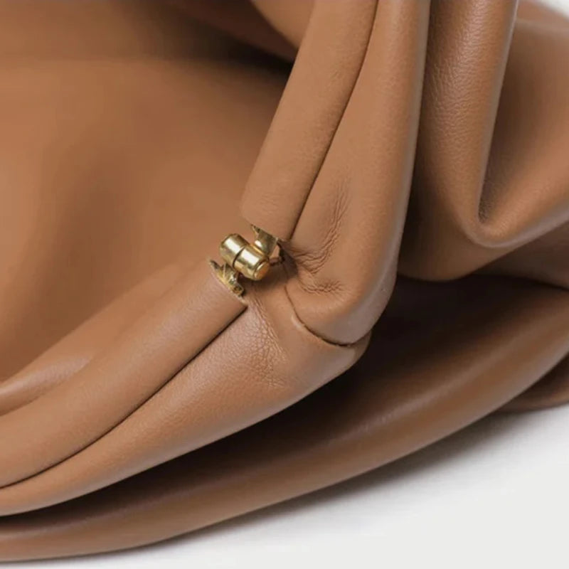 Sac à Main Souple Femme Vintage Marron