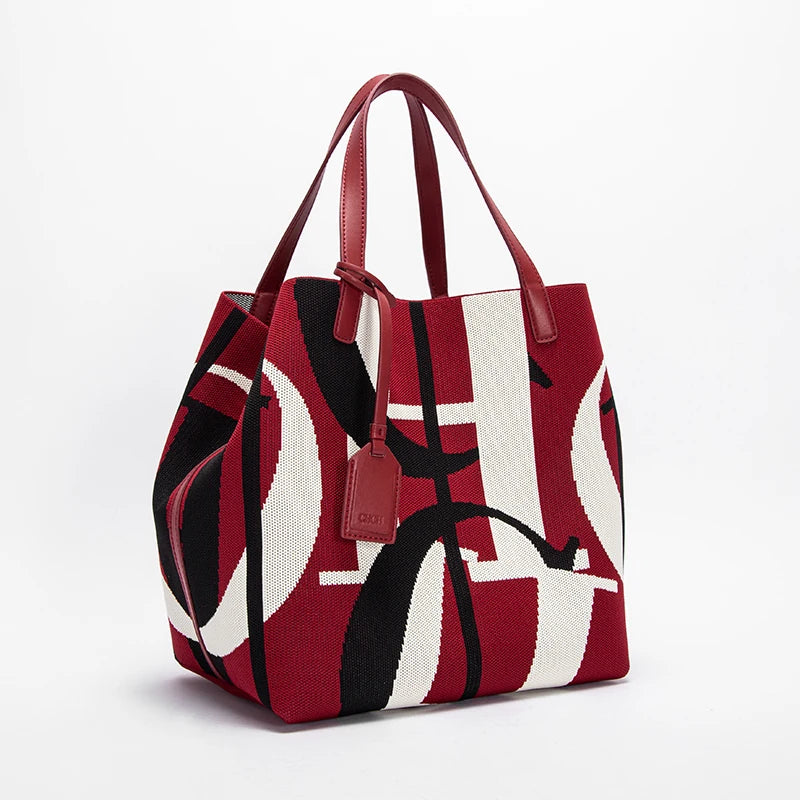 Grand Sac à Main Design Rétro