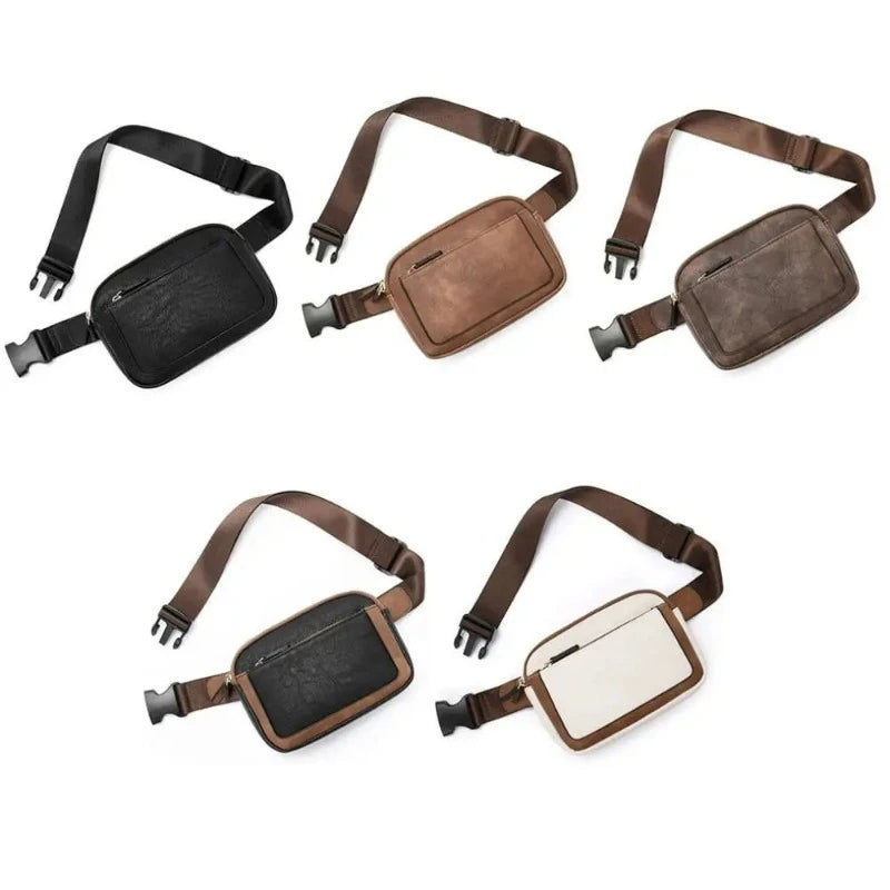 banane femme cuir marron