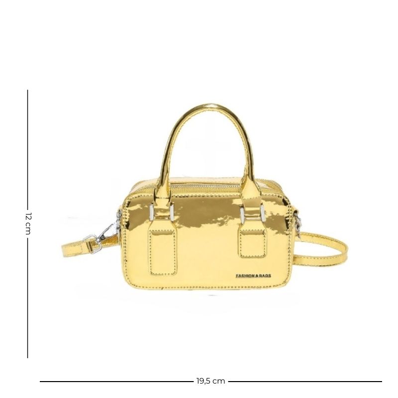 Petit Sac à Main Brillant et Luxueux sur fond blanc