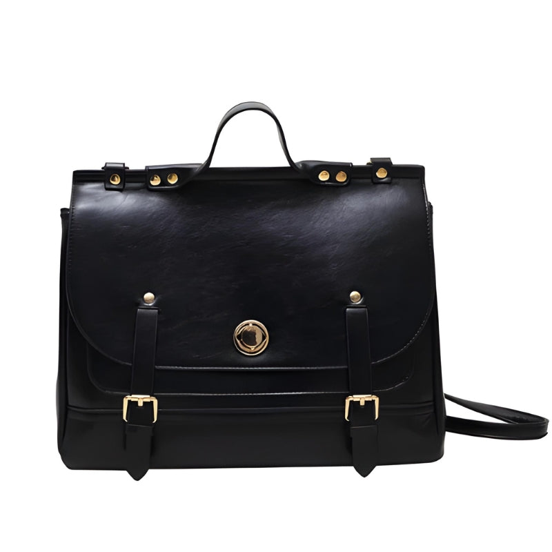 sac à dos cartable - Noir