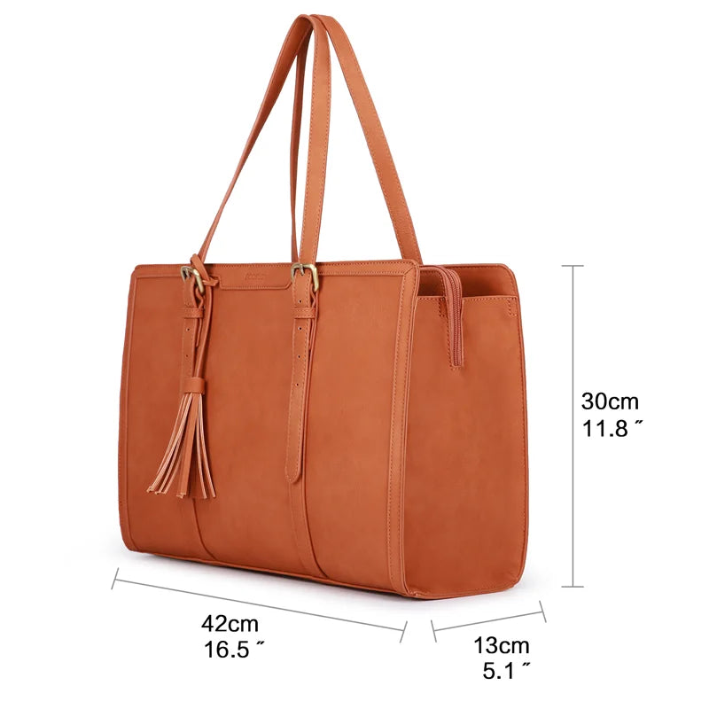 Sac de Cours à Main camel - dimensions (42 x 13 x 30 cm)