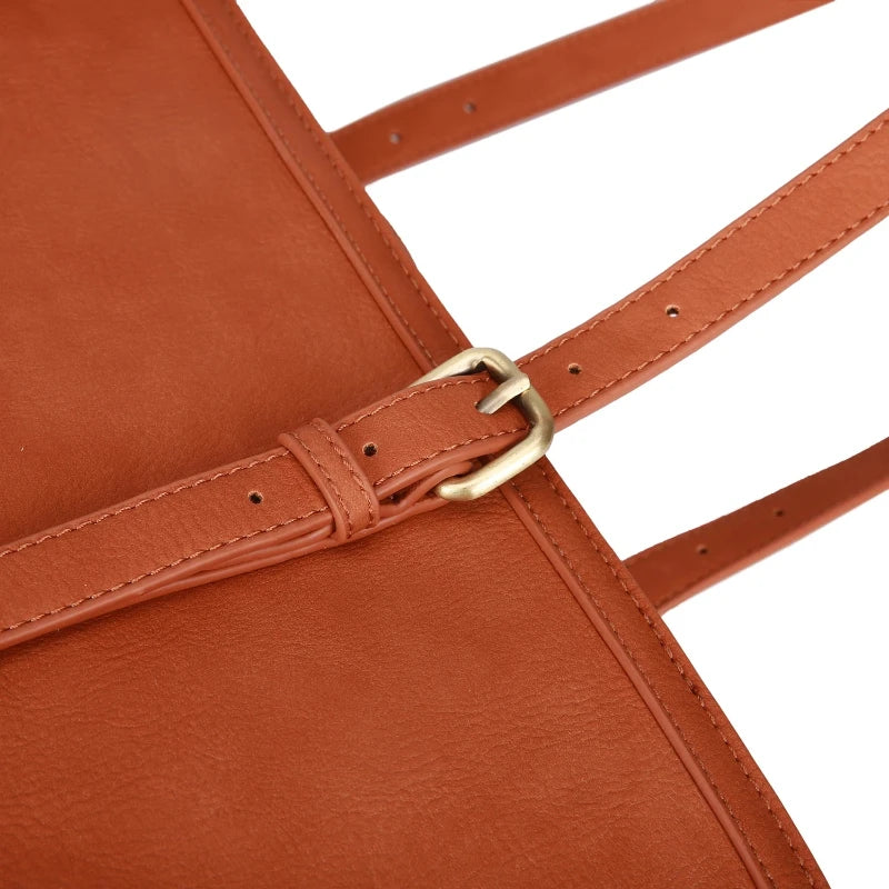 Sac de Cours à Main camel - zoom boucle de réglage