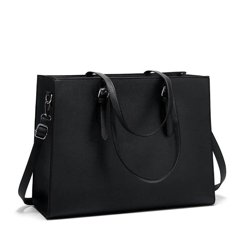 Sac de Cours Etudiante noir - vue de côté - Noir