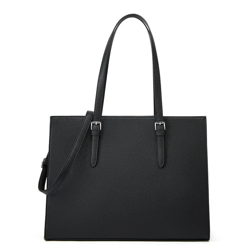 Sac de Cours Etudiante noir - vue de dos - Camel - Beige - Bleu - Noir