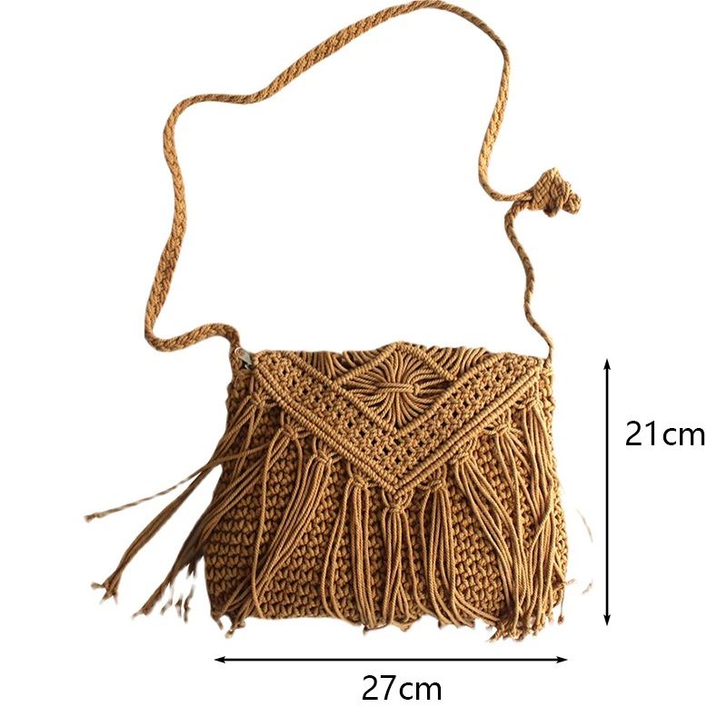 Sac à Main Vintage en Coton Tissé