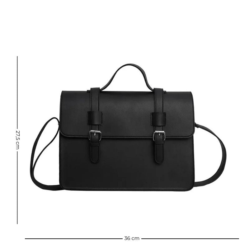 Sac Cartable Femme Rectangulaire sur fond blanc